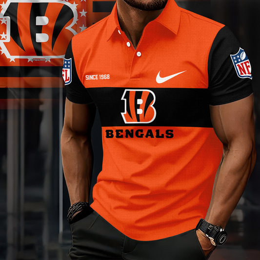 CIN Premium NFL V5 Polo Shirt DDT CTND