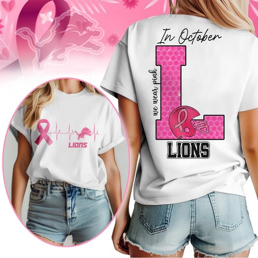 DL Premium NFL Breast Cancer Women Shirt DDT NTL