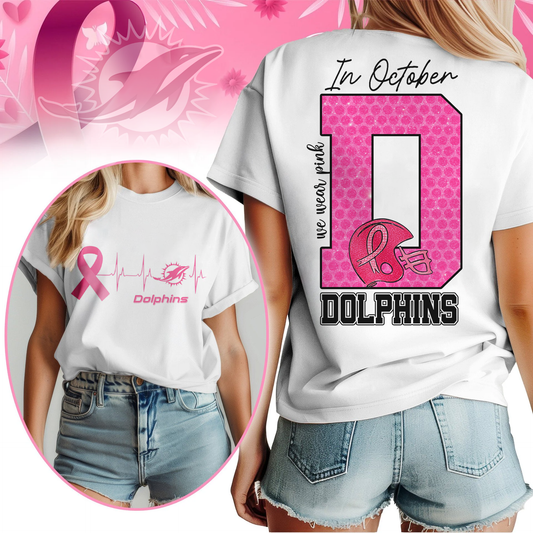 MD Premium NFL Breast Cancer Women Shirt DDT NTL