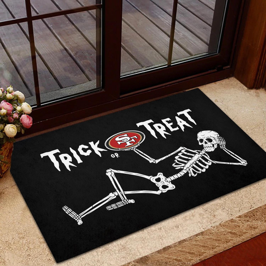 SF49 Premium NFL Spooky Step Doormat DDT NTL