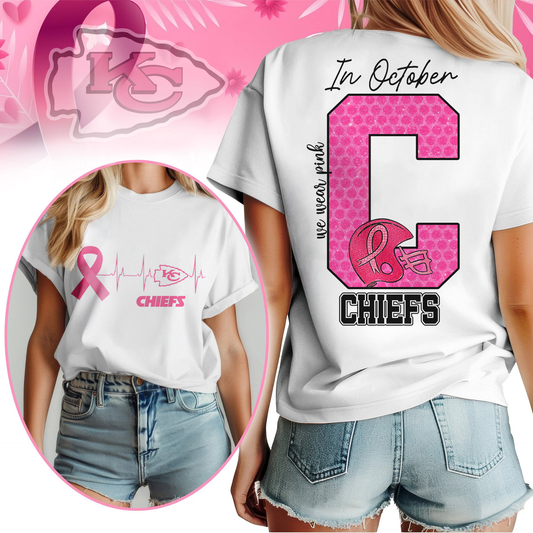 KCC Premium NFL Breast Cancer Women Shirt DDT NTL