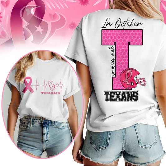 HT Premium NFL Breast Cancer Women Shirt DDT NTL