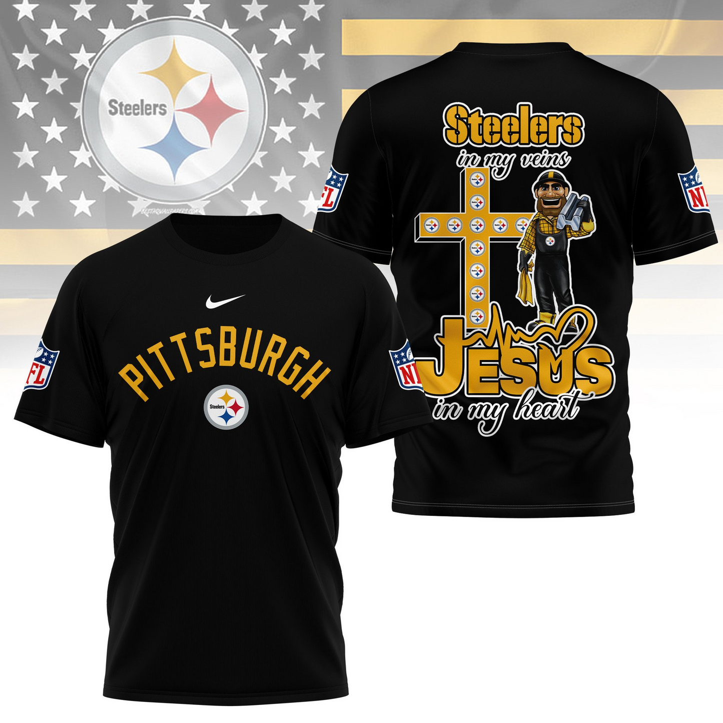 PS Premium Faith & Football 3D Shirt DDT TTV