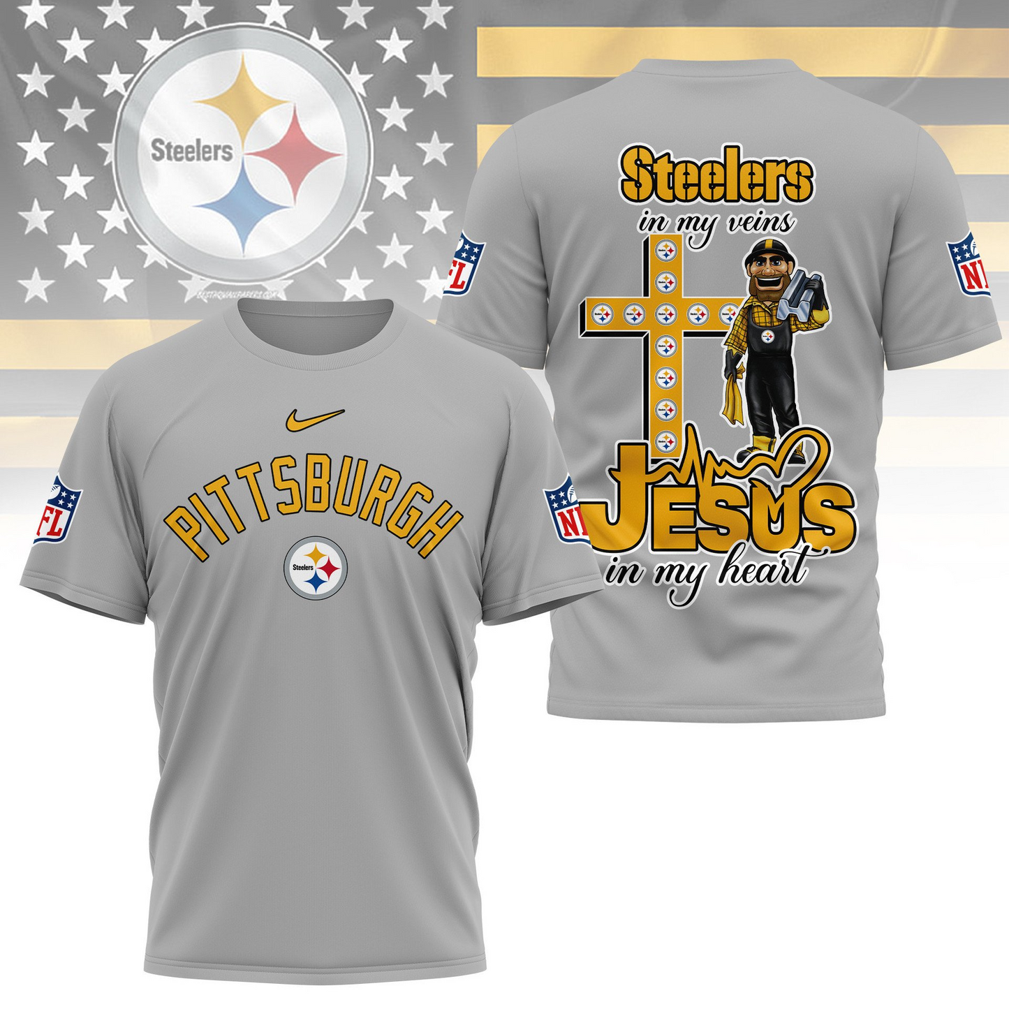 PS Premium Faith & Football 3D Shirt DDT TTV