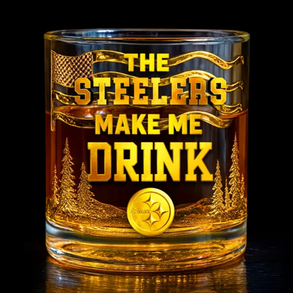 PS Premium NFL Golden Whiskey Fan Glass DDT HLPhuong