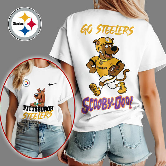 PS Premium NFL Scooby-Doo Fan Women‘s Shirt DDT CTND