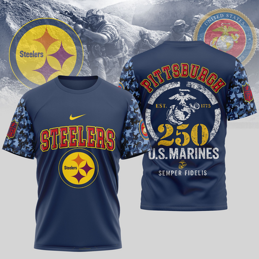 PS Premium U.S.M.C 250 Years Semper Fi 3D Shirt DDT TTV