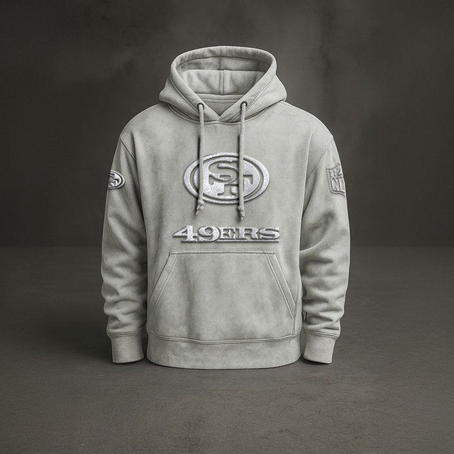 NFL x SF Suede Texture 3D Hoodie V1 NAK