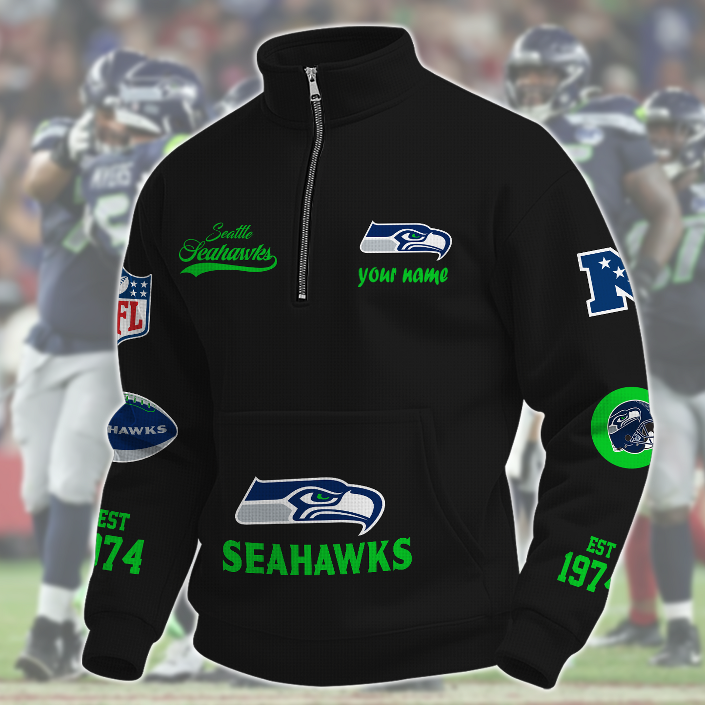 SEA  x NFL Quarter-Zip Sweatshirt DatND DVT