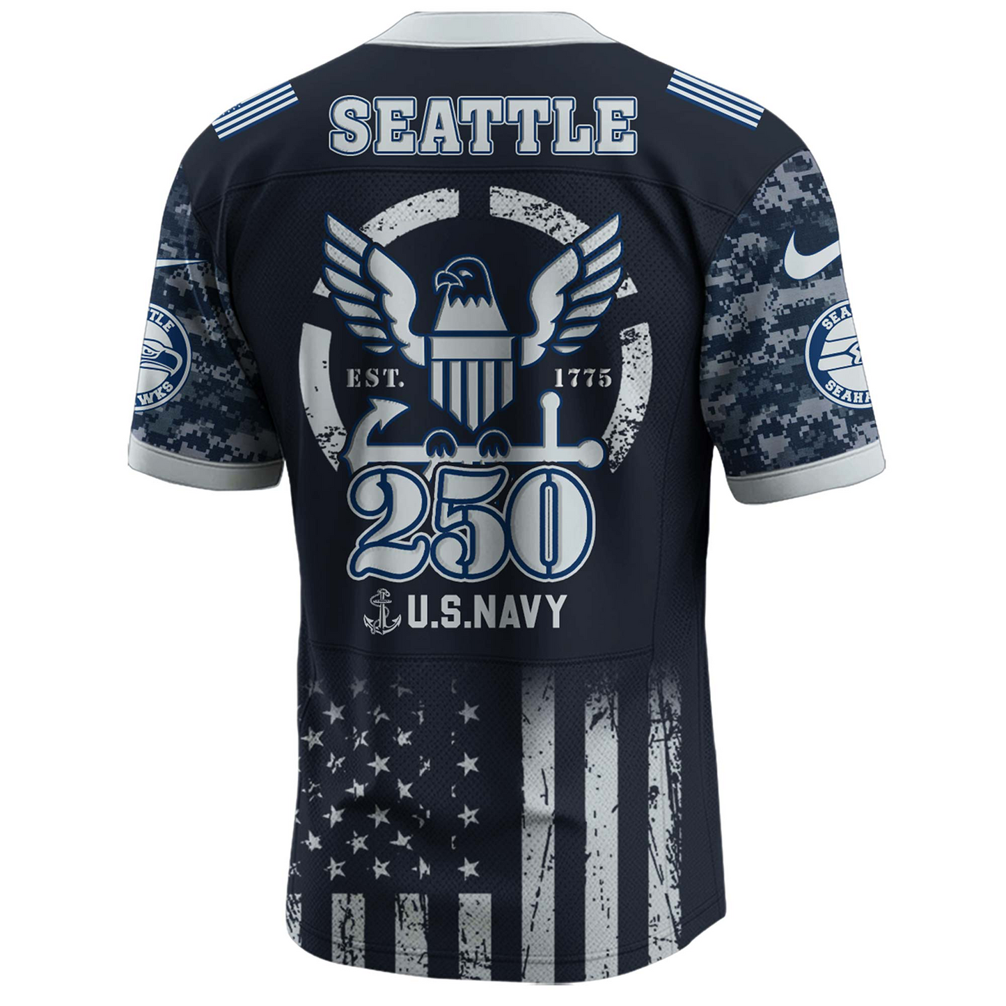 SEA x 250 U.S. Navy 250th Birthday Celebration Jersey DatND DVT