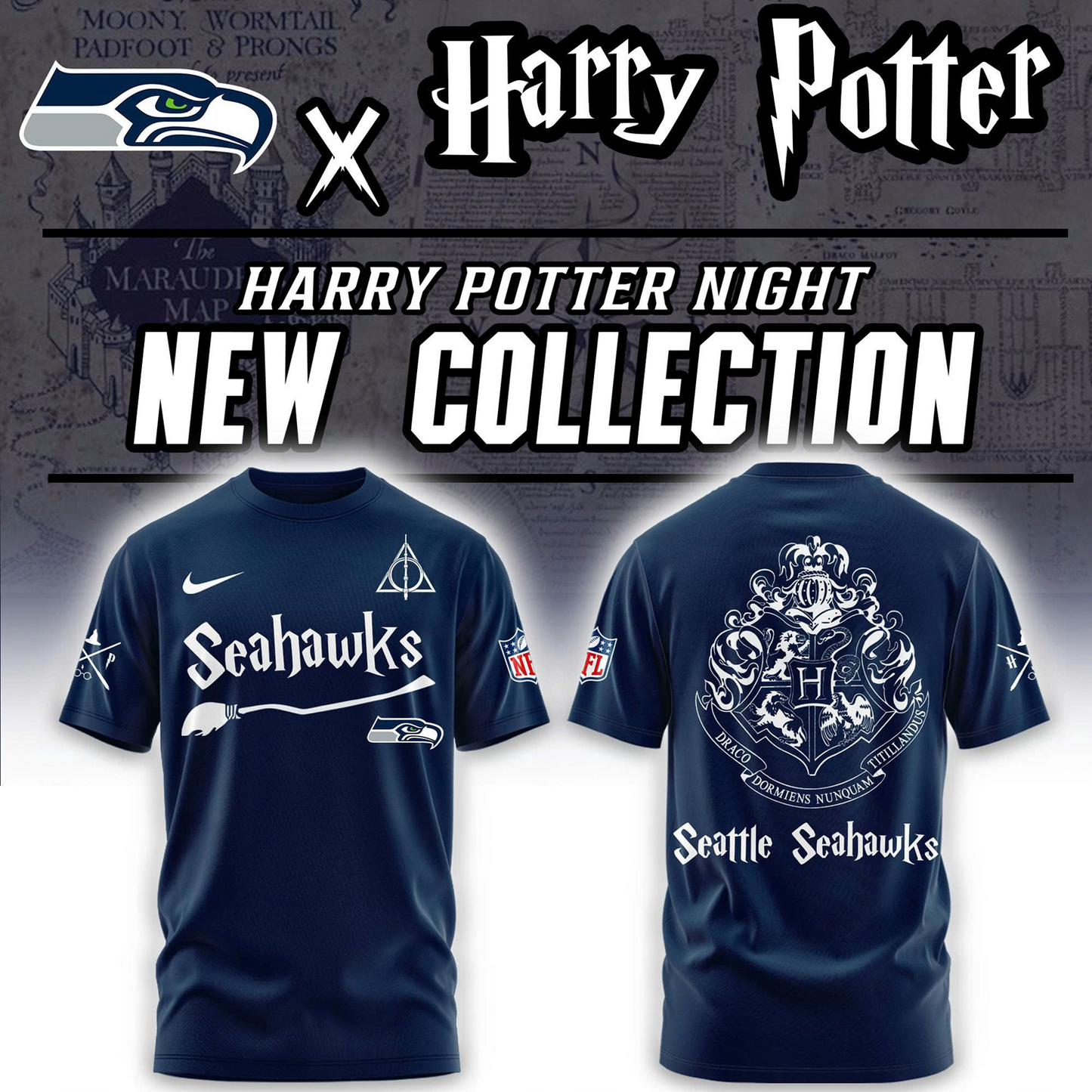 SEA x Harry Potter Night 3D Shirt DATND TANTD