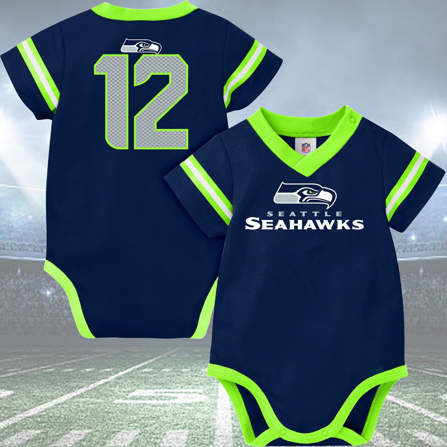 SEA x NFL Baby Bodysuit DATND TANTD