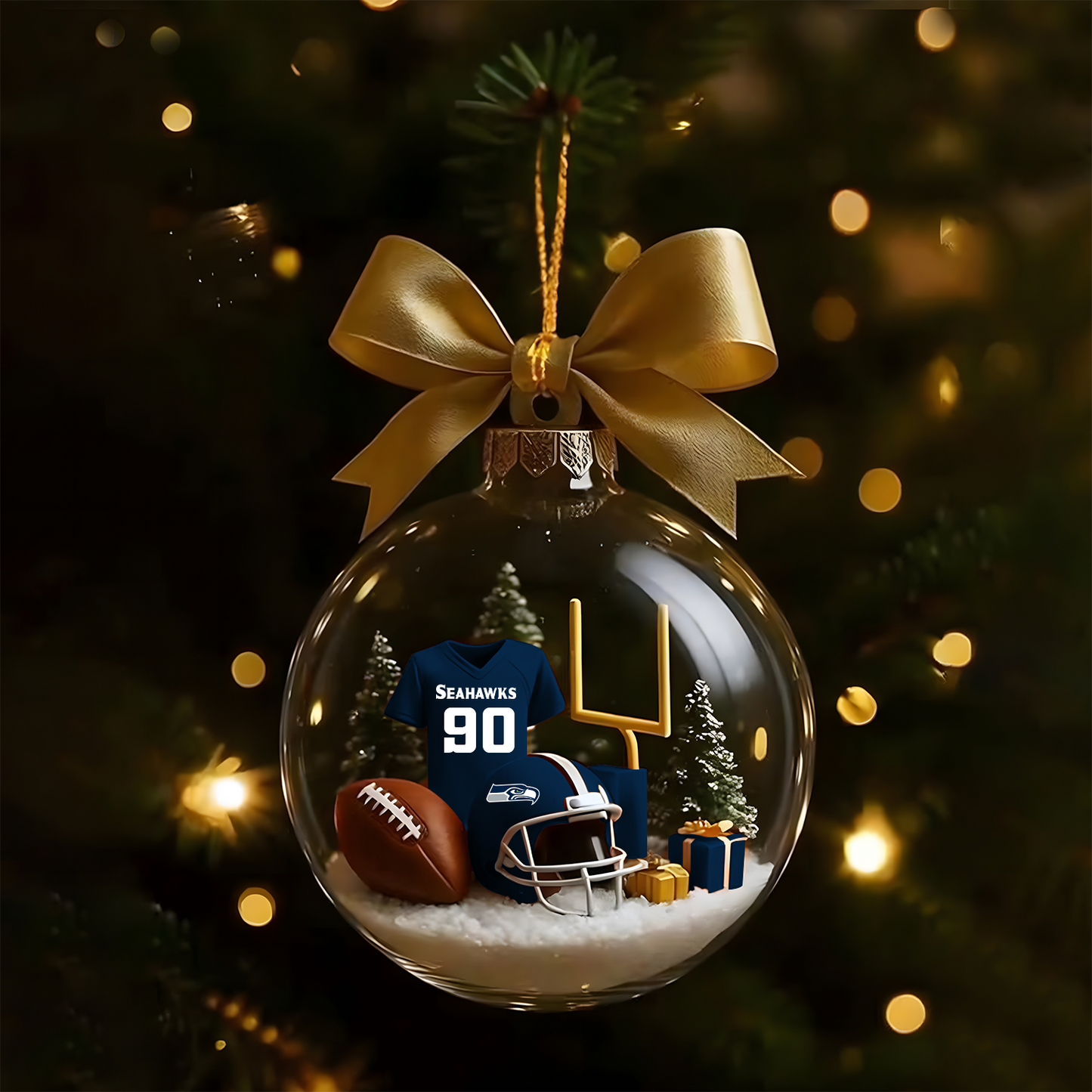 SEA x NFL Football Christmas DATND TANTD