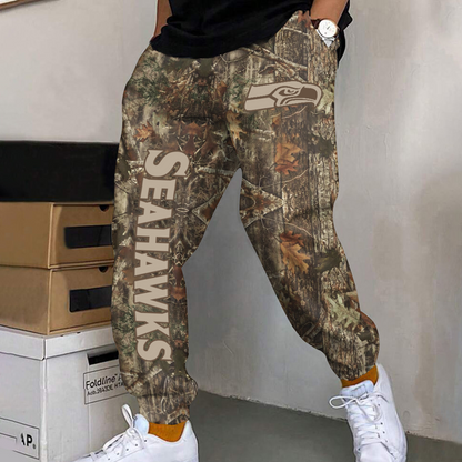 SEA x NFL Football Team Hunting Camo Long Pants DATND TANTD