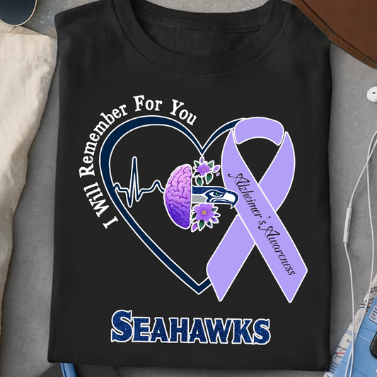 SEA x NFL I Will Remember For You T-Shirt V1 DATND TANTD