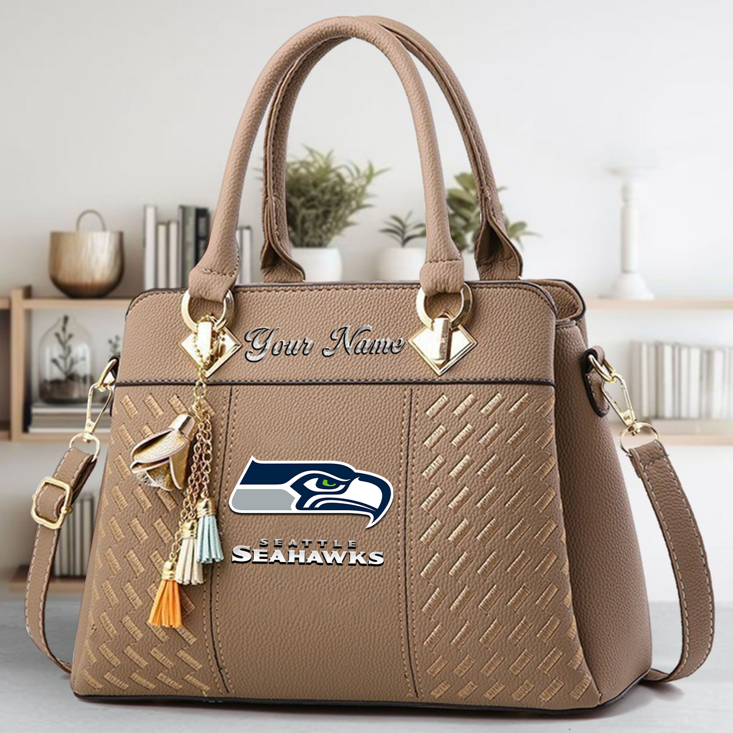 SEA x NFL Leather Bag DATND TANTD