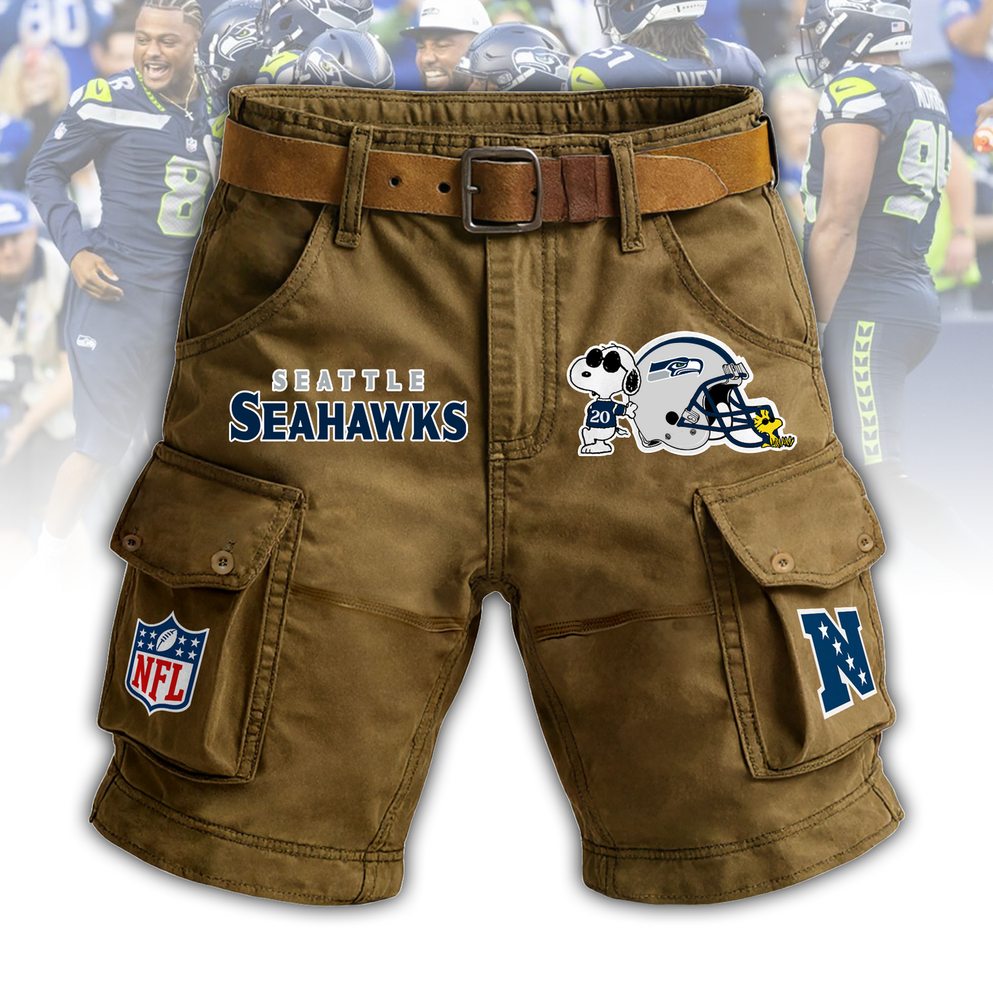 SEA x NFL Man Shorts