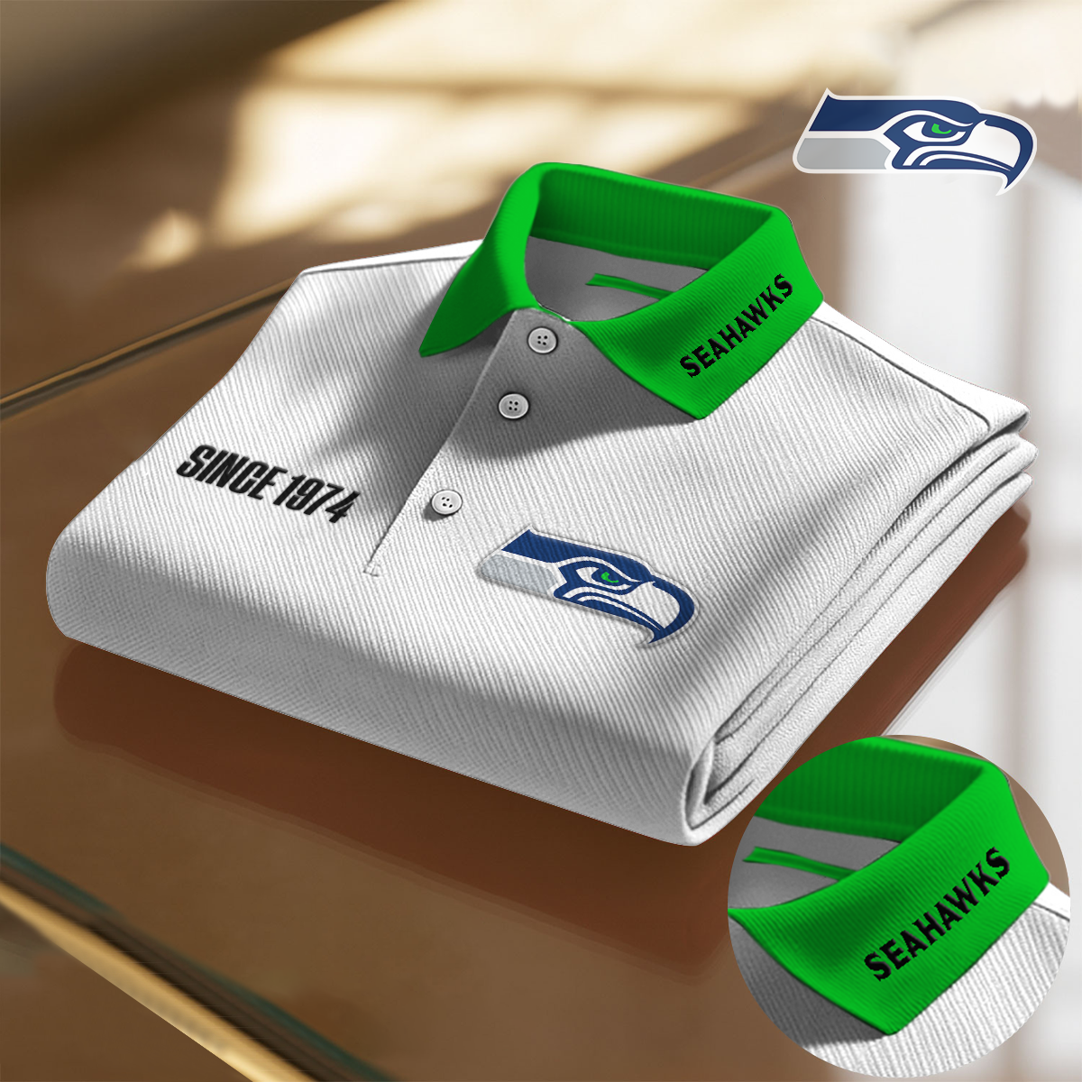 SEA x NFL Premium Polo Shirt  DatND DVT