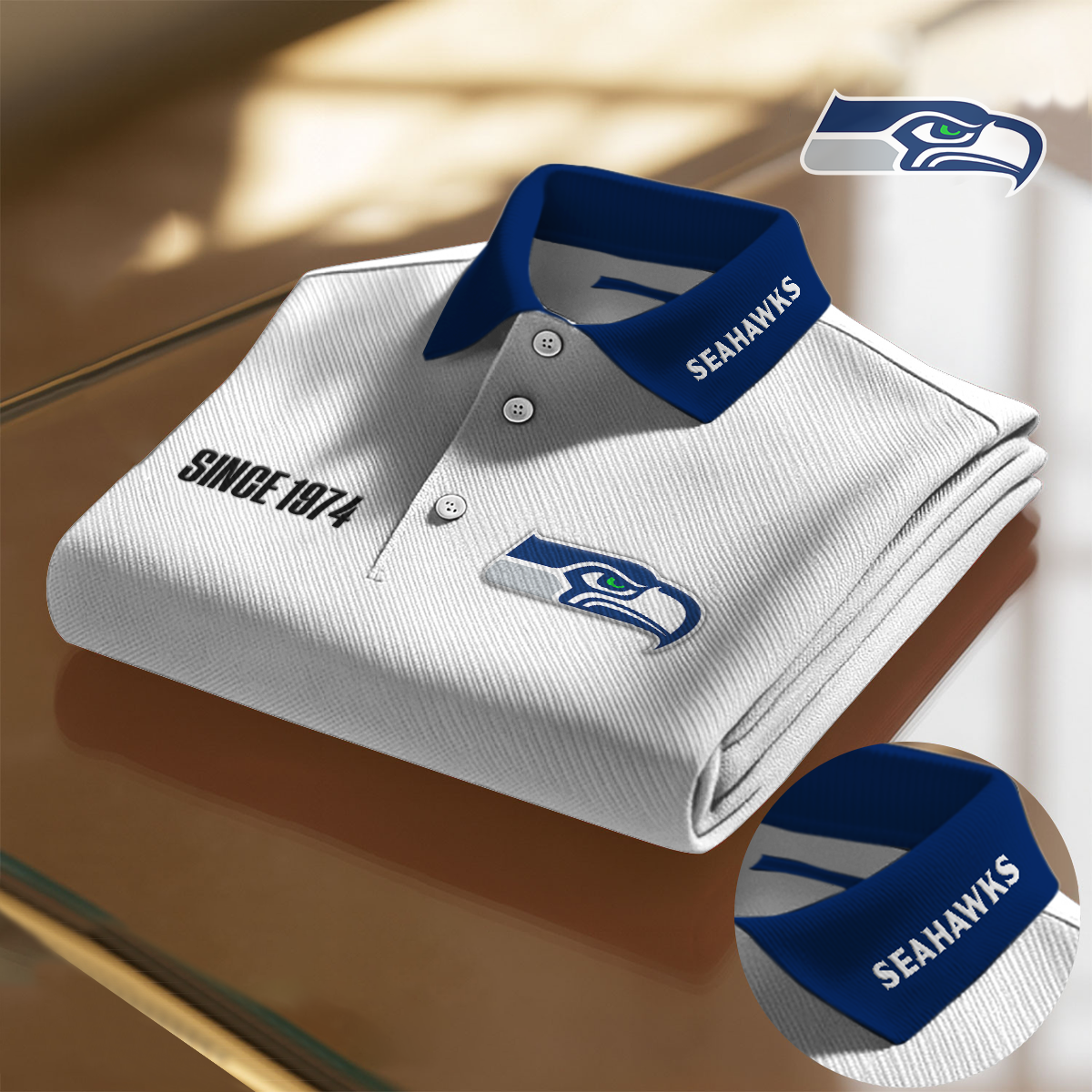 SEA x NFL Premium Polo Shirt  DatND DVT