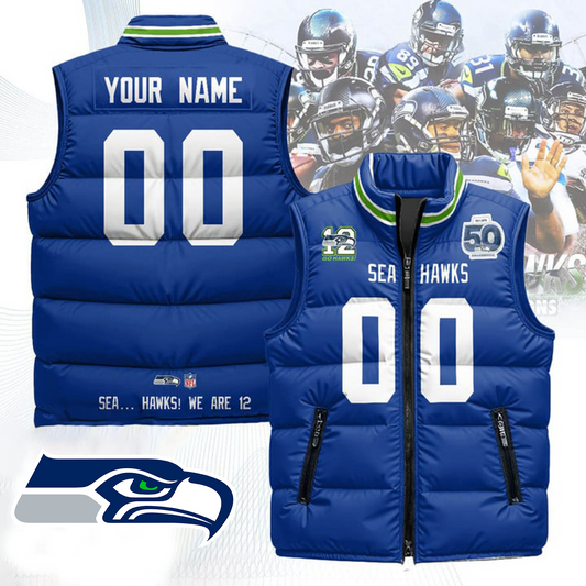 SEA x NFL Unisex Puffer Vest DatND ThuongNH