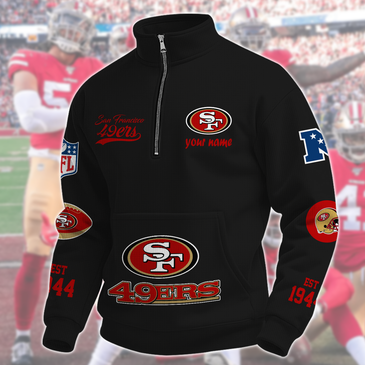 SF  x NFL Quarter-Zip Sweatshirt DatND DVT