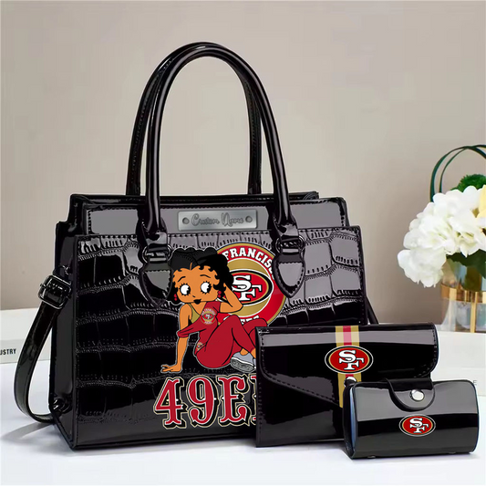 SF Embossed three-piece handbag set DatND DVT