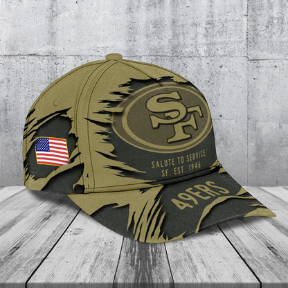 SF x NFL 2025 Salute to Service Classic Cap DATND TANTD