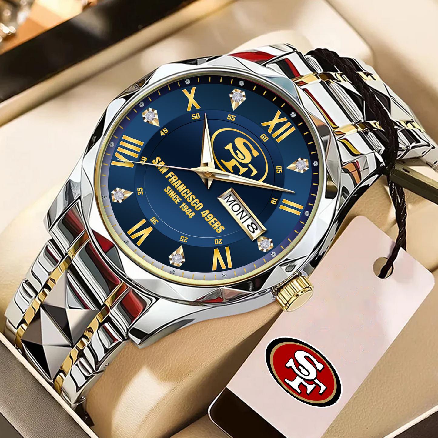 SF x NFL Alloy Luxury Quartz Watch DATND TANTD