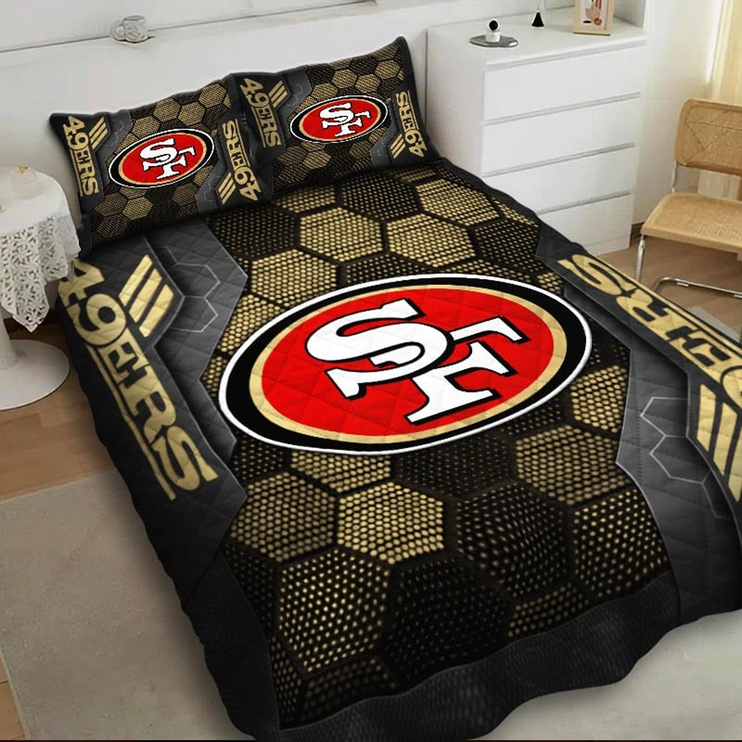 SF x NFL Bedding Set Multicolor DATND TANTD