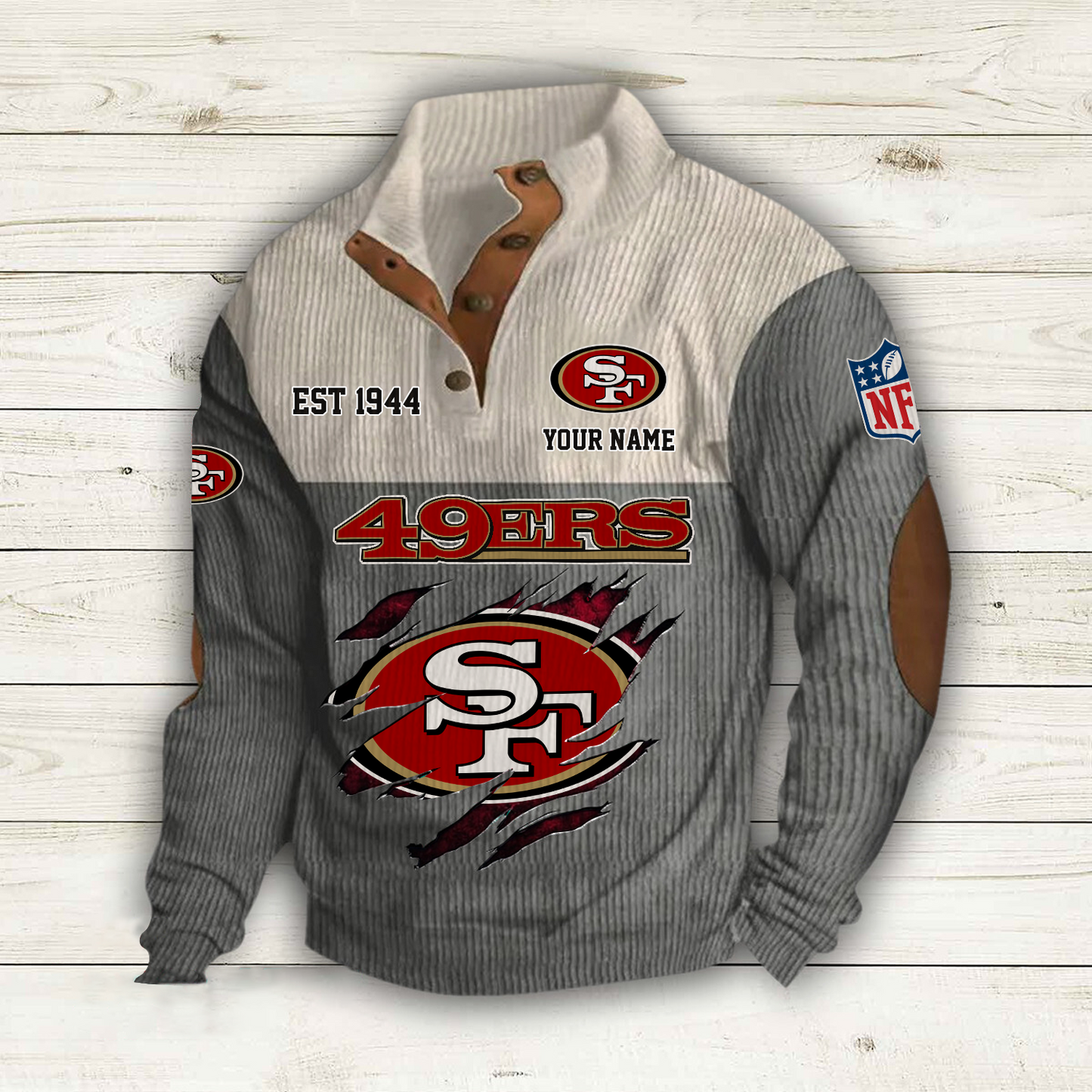 SF x NFL Custom Name Sport Sweatshirt DatND DVT