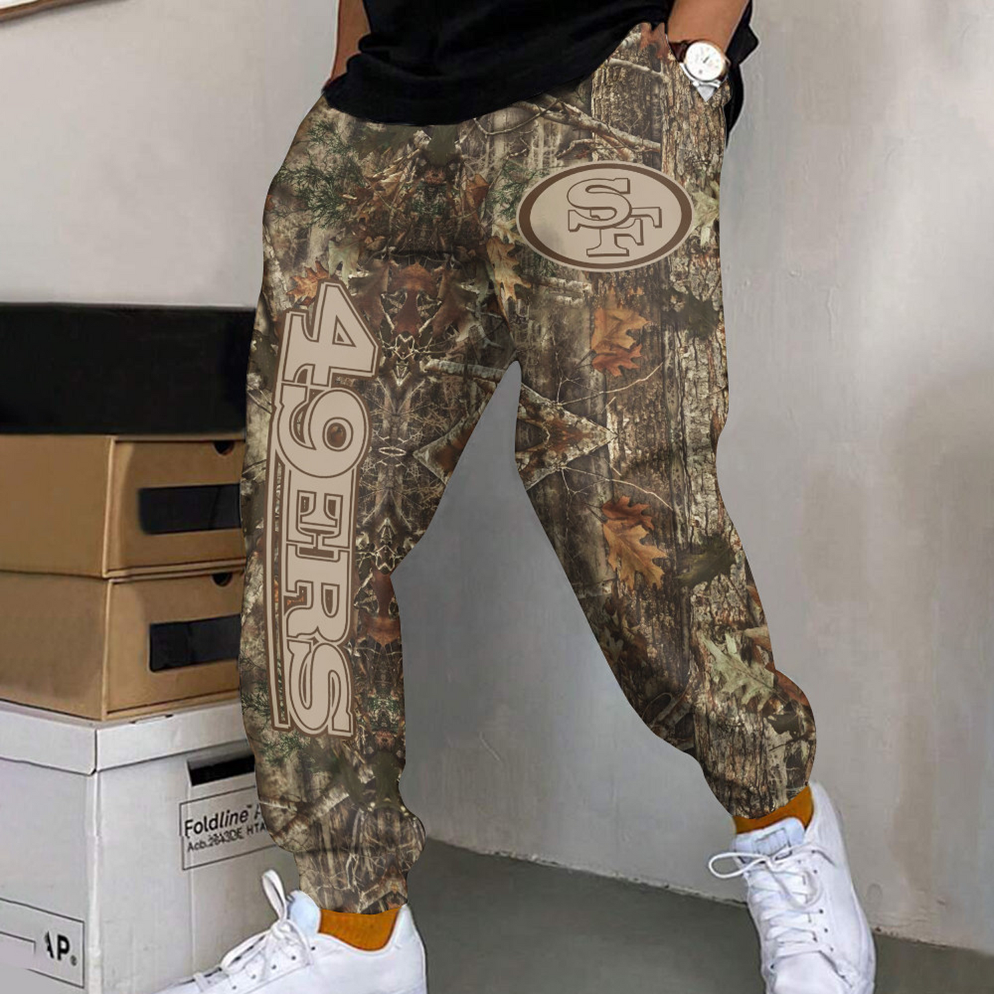 SF x NFL Football Team Hunting Camo Long Pants DATND TANTD