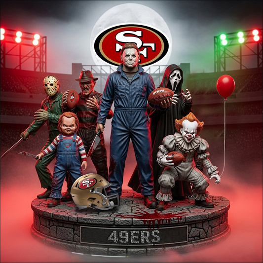 SF x NFL Personalized Acrylic Block Plaque Halloween