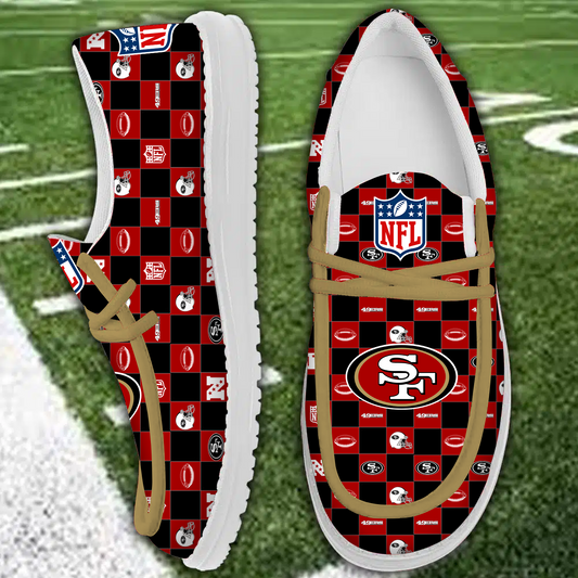 SF x NFL Personalized Low Top Shoes DATND TANTD