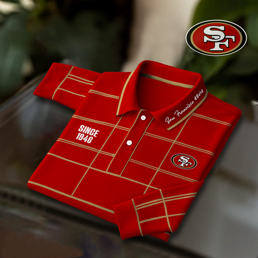 SF x NFL Polo Shirt Long Sleeve DatND DVT