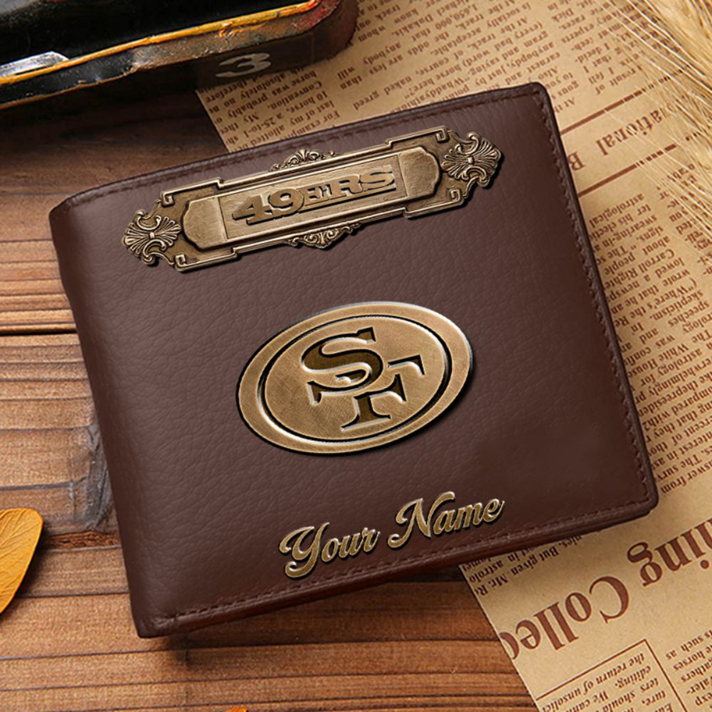 SF x NFL Premium Leather Wallet DatND DVT