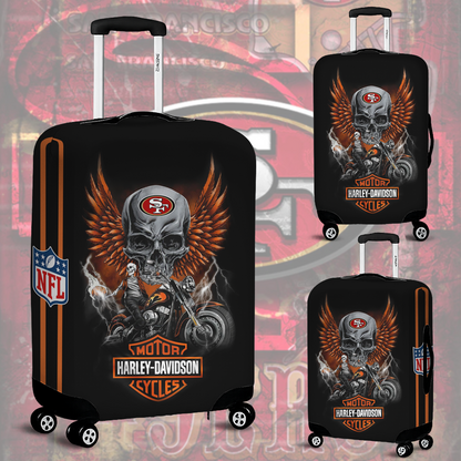 SF49 NFL x Motorcycle Luggage Cover Suitcase Protector DDT CTND