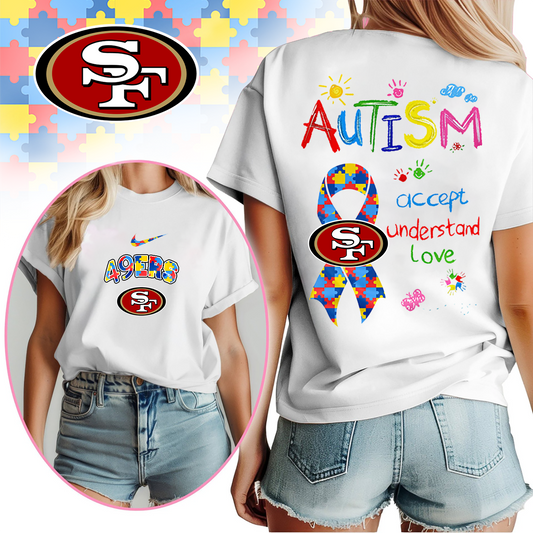 SF49 Premium Autism Awareness 3D Shirt DDT TTV
