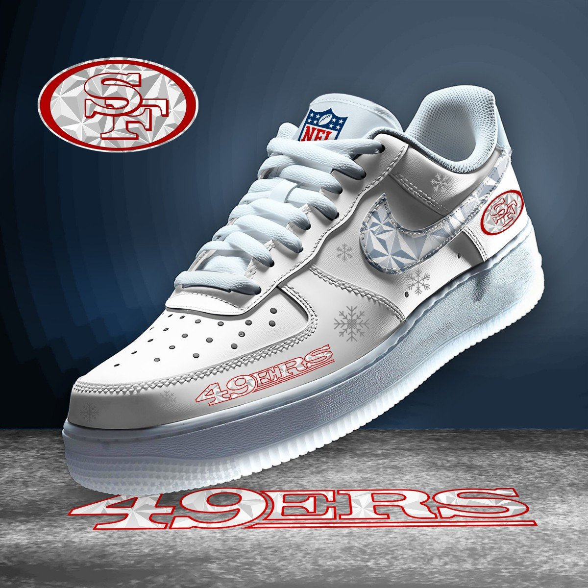 SF49 Premium NFL Air Force 1 DDT CTND