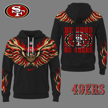 SF49 Premium NFL Fire Wings 3D Hoodie DDT CTND