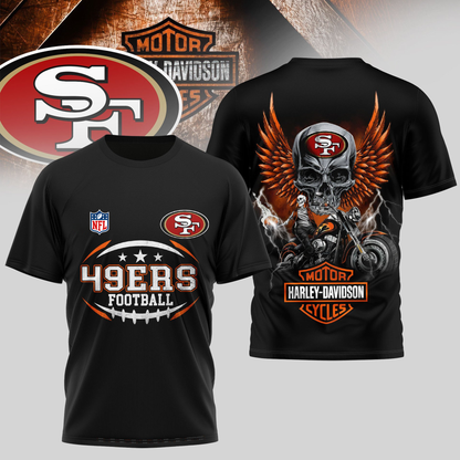 SF49 Premium NFL Motorcycle 3D Shirt DDT CTND