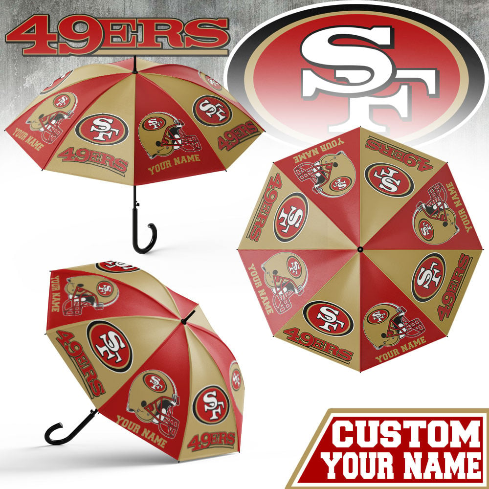 SF49 Premium NFL Open Folding Umbrella DDT NTL