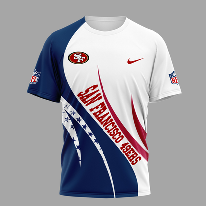 SF49 Premium NFL Raised By Immigrants 3D Shirt DDT NTL