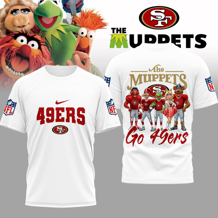 SF49 Premium NFL The Muppets 3D Shirt DDT CTND