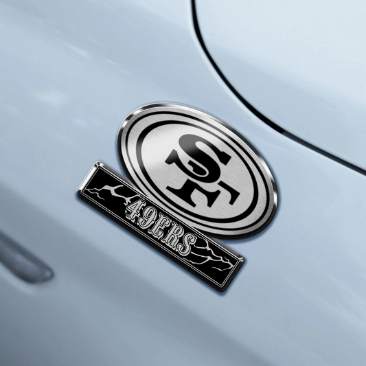 SF49 V2 Premium 3D Car Name Badge DDT CTND