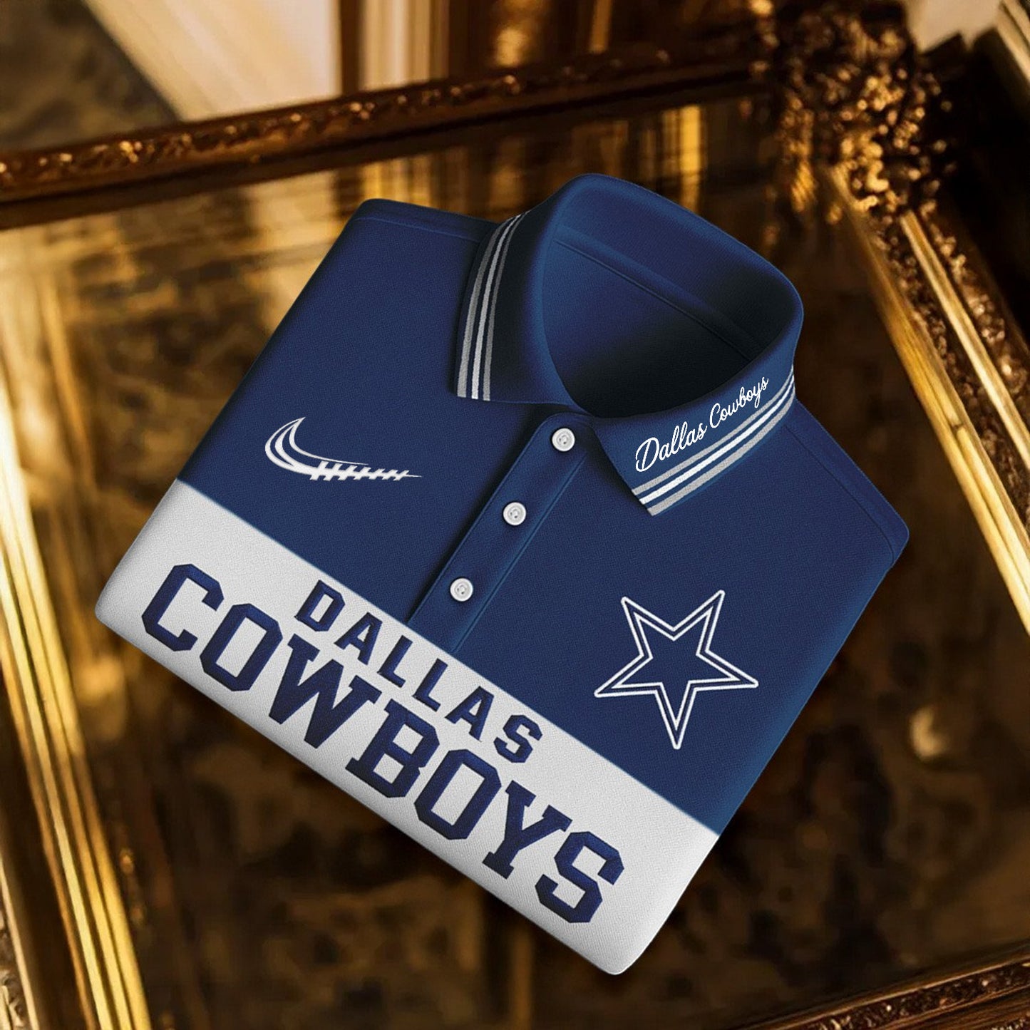 SIGNATURE NFL X DAL BUSINEES CLASSIC LONG POLO SHIRT NDT NHM