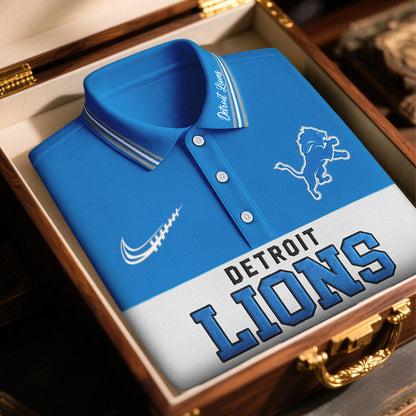 SIGNATURE NFL X DET BUSINEES CLASSIC LONG POLO SHIRT NDT NHM