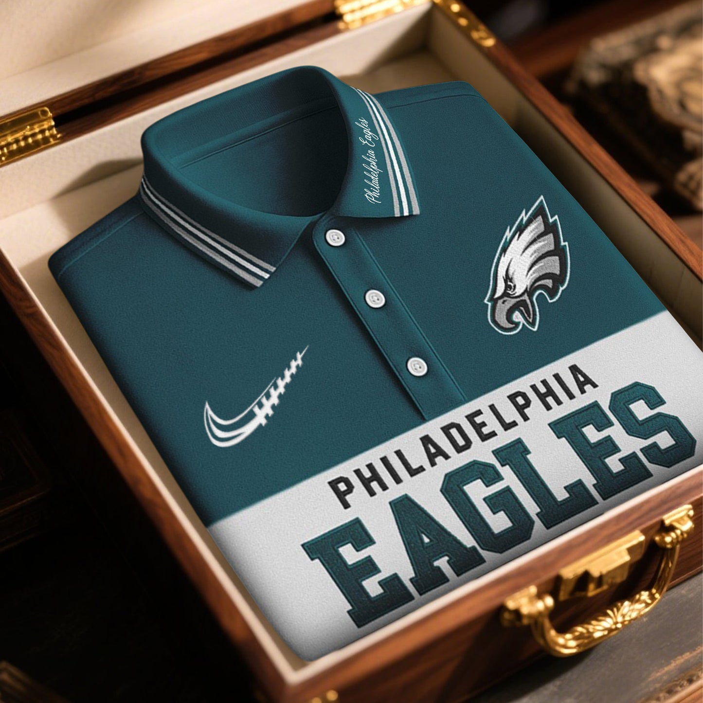 SIGNATURE NFL X PHI BUSINEES CLASSIC LONG POLO SHIRT NDT NHM