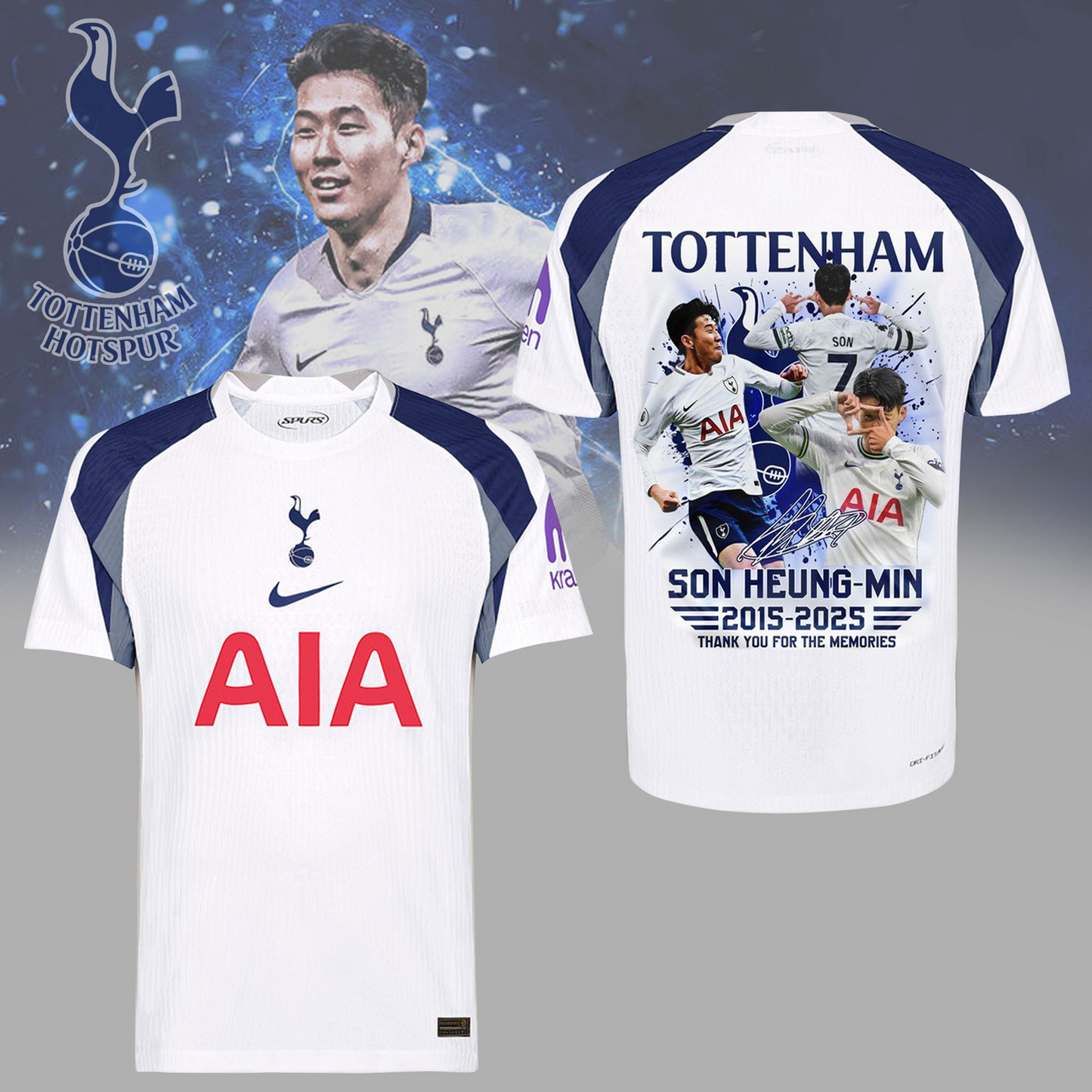 Son7 - Thank You for the Memories at Spurs V1 Shirt DatND DVT
