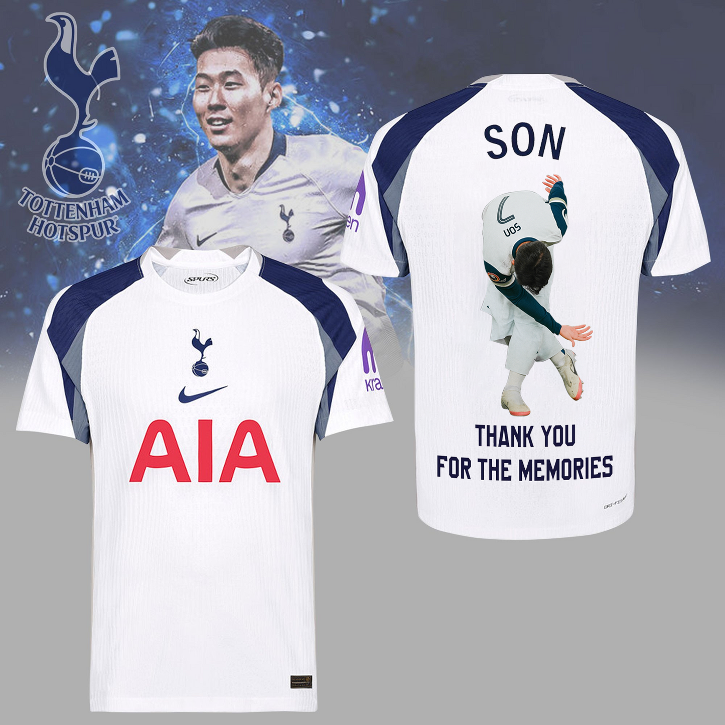 Son7 - Thank You for the Memories at Spurs V4 Shirt DatND DVT