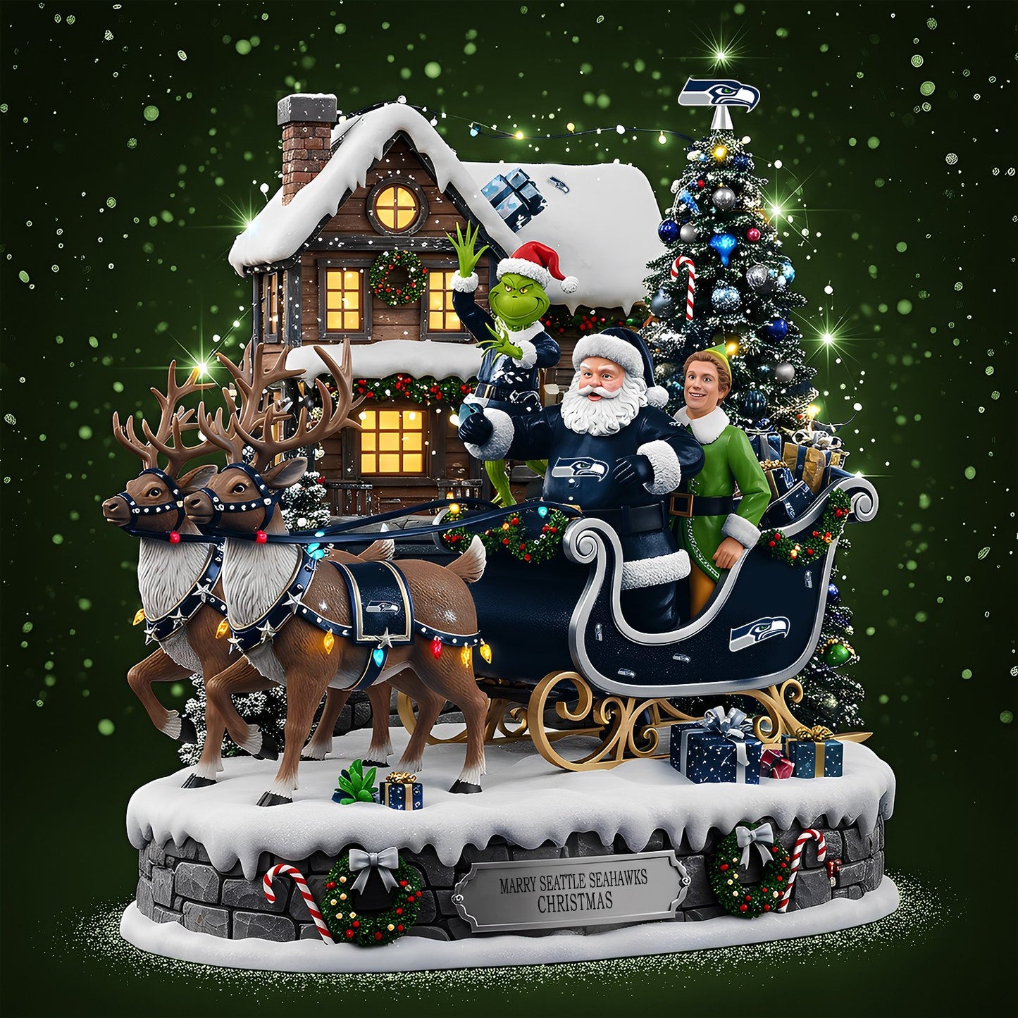 SS Acrylic Block - NFL Christmas Gift For Fans DDT CTND